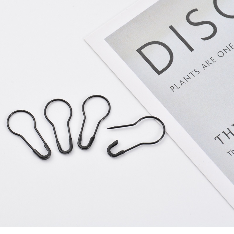 Set 30 Kẹp Giấy Hình Quả Bầu Bằng Đồng Màu Đen / Vàng / Bạc