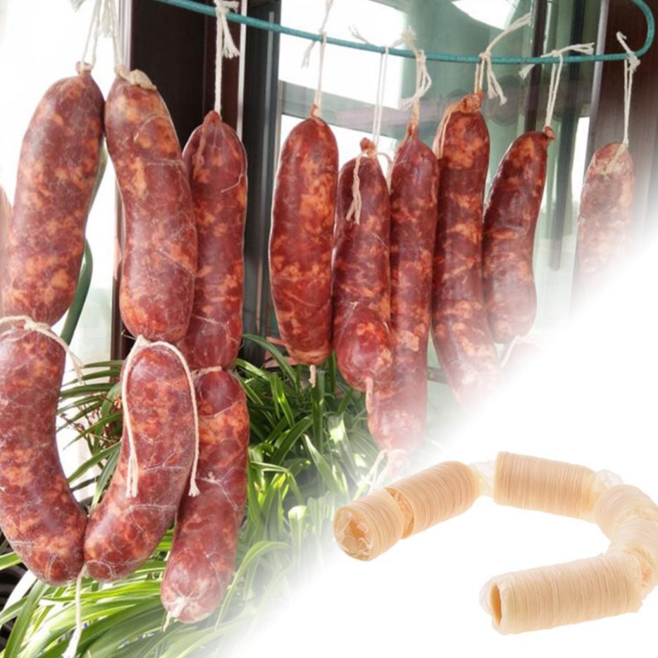 COMBO 5 cuộn chỉ máy buộc xúc xích, lạp xưởng - Cuộn 140gam - SỈ GIÁ TỐT