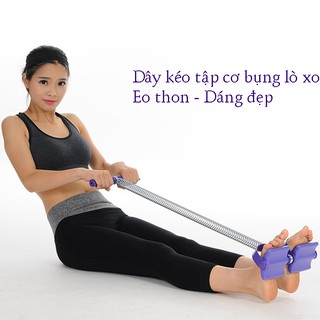 Dây kéo lò xo tập cơ bụng cho eo thon dáng đẹp