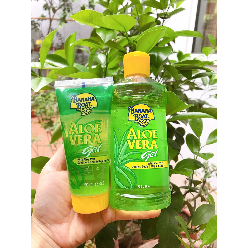 Gel dưỡng da lô hội Banana Boat Aloe Vera 90ml-230ml(Date mới 2024)
