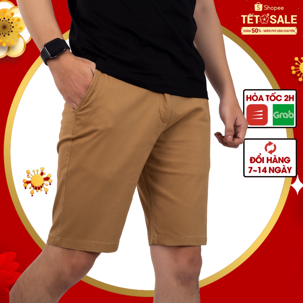 Quần Short Nam Kaki Kboy Shop Quần đùi kaki ngắn trơn đẹp, big size basic dễ phối đồ   - Q01
