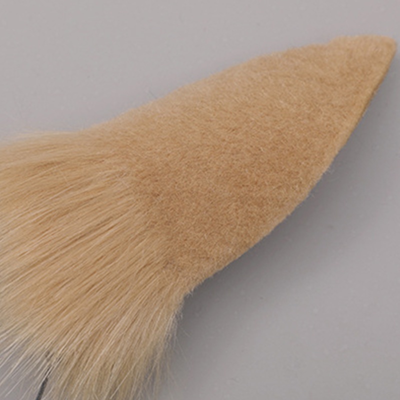 Băng đô tai mèo phối lông phong cách Lolita