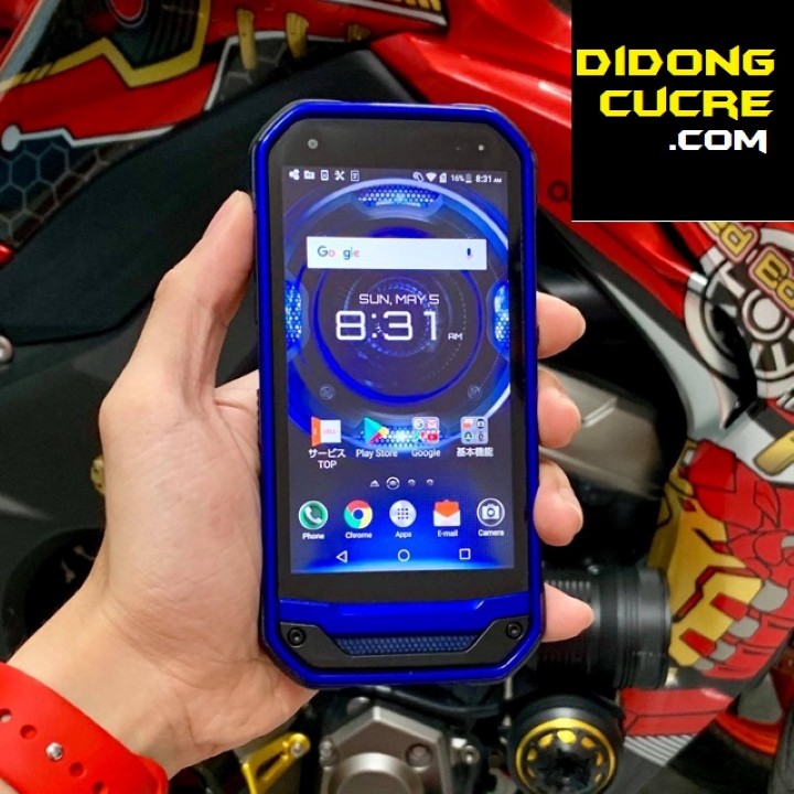 (Chơi Tốt Pud G - Liên Quân - 90%-92%) Điện thoại chống nước Kyocera Torque G03 màn Saphire Chống nước - Chống Va đập