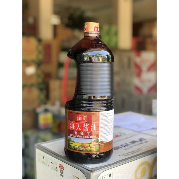Vua Hắc Xì Dầu - Xì Dầu Màu - Nước Hàng Hải Thiên Can 1,75L