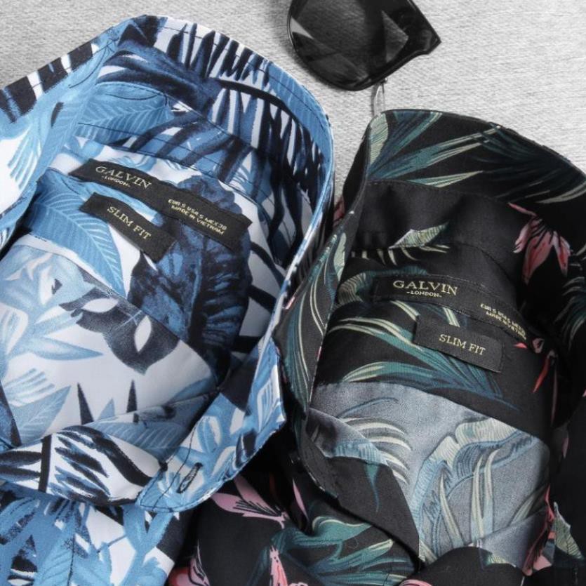 Sơ mi nam Galvin cộc tay họa tiết hoa ,áo sơ mi hoa tay lỡ 82- Leo Vatino | BigBuy360 - bigbuy360.vn