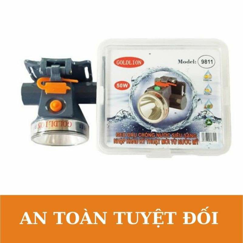 đèn pin đội đầu  8911