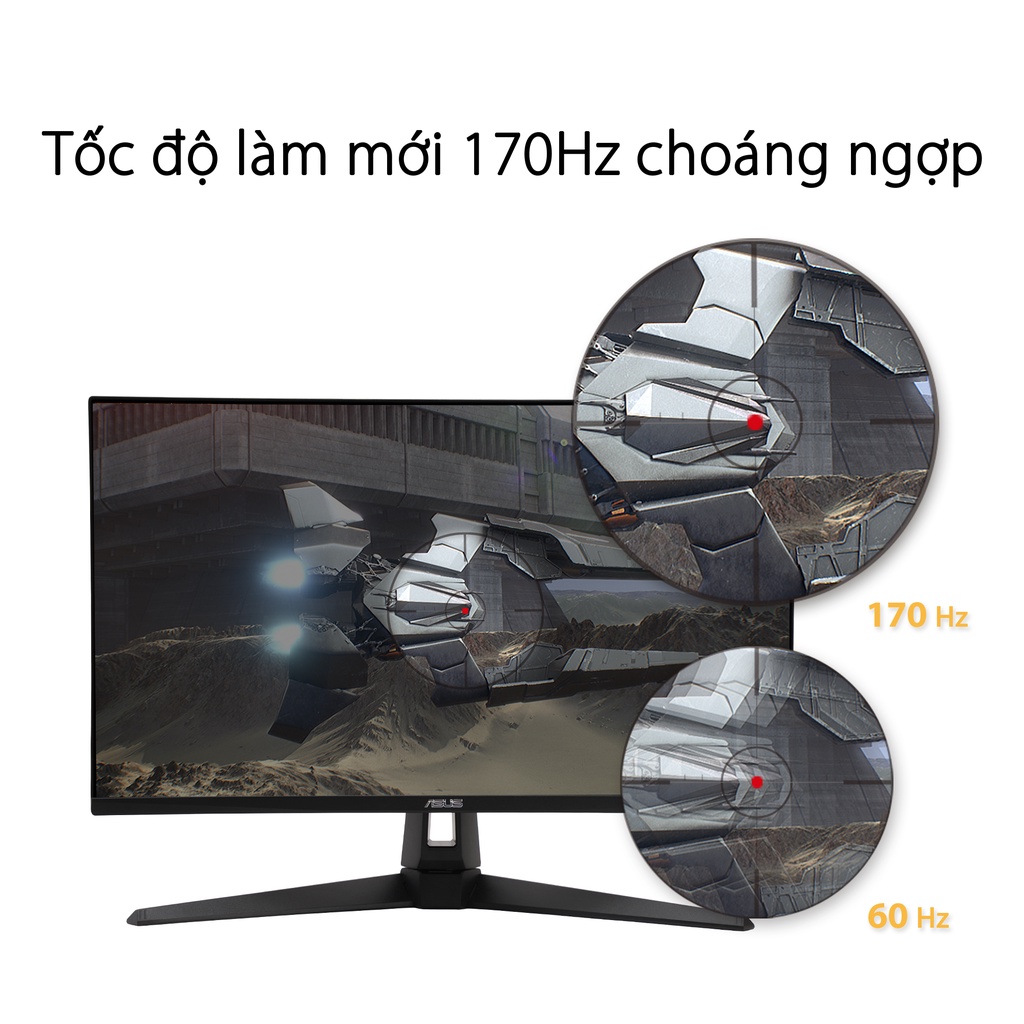 Màn hình ASUS TUF Gaming VG27AQ1A 27 inch WQHD IPS/250 nits/16:9/170Hz/1ms - Hàng Chính Hãng