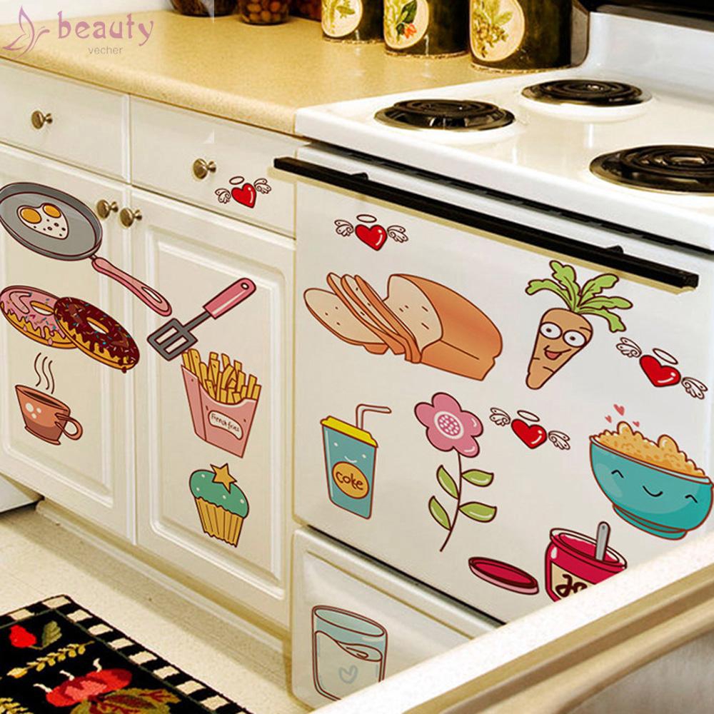 Nhãn dán tự dính dùng để trang trí chất liệu PVC không thấm nước độc đáo 40*30CM