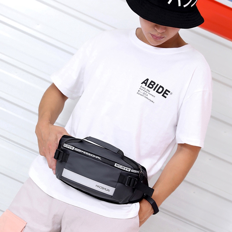 Túi đeo chéo LABER LEE chất liệu nylon thời trang cho nam