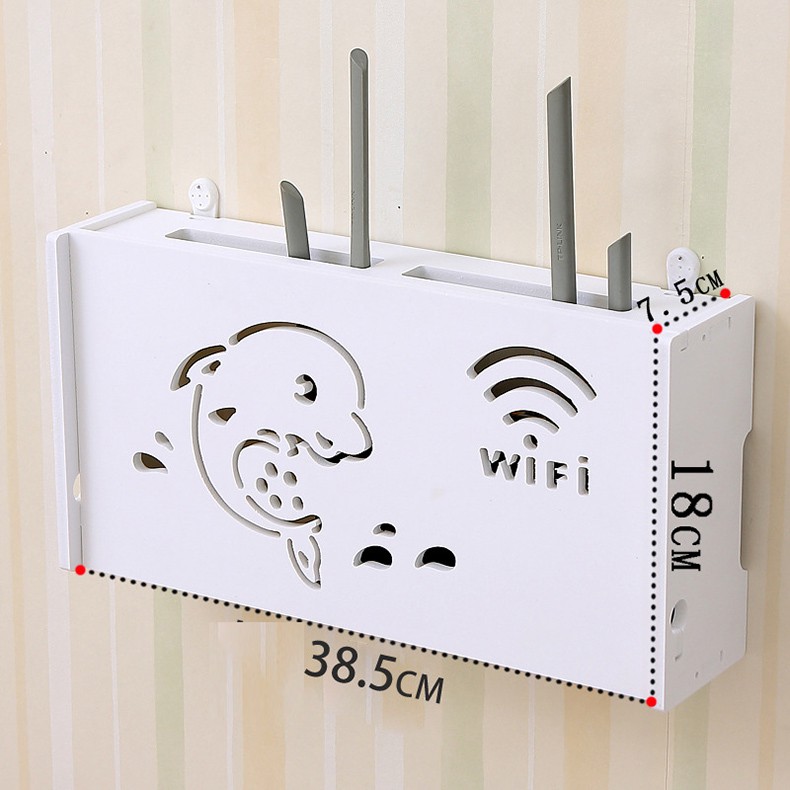 Kệ wifi treo tường không cân khoan đục loại to - Nhiều mẫu lựa chọn