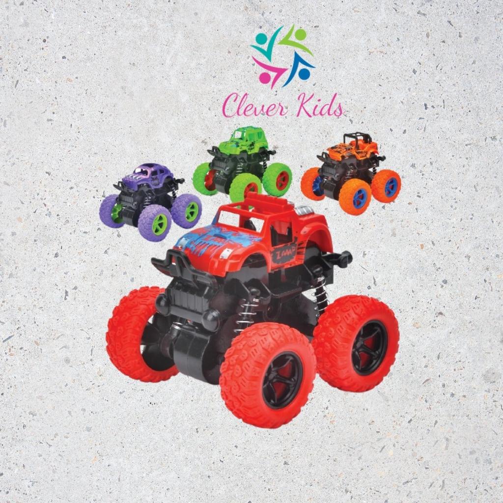 Ô tô đồ chơi cho bé chạy đà cực mạnh giảm xóc nhún xoay 360 độ Ô tô địa hình nhào lộn đẹp mắt