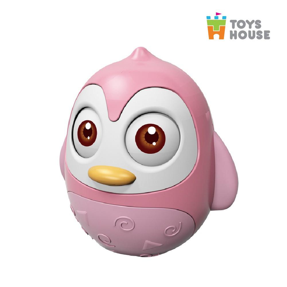 [ẢNH THẬT + VIDEO] Đồ chơi Lật đật hình cú mèo Toys House màu Hồng 0720-TH-HE0201