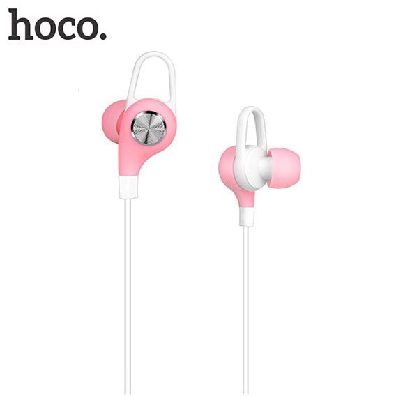 Tai nghe nhét tai Hoco M21 nghe hay có mic đàm thoại, dây dài 1.2m, Jack cắm 3.5mm - Chính hãng