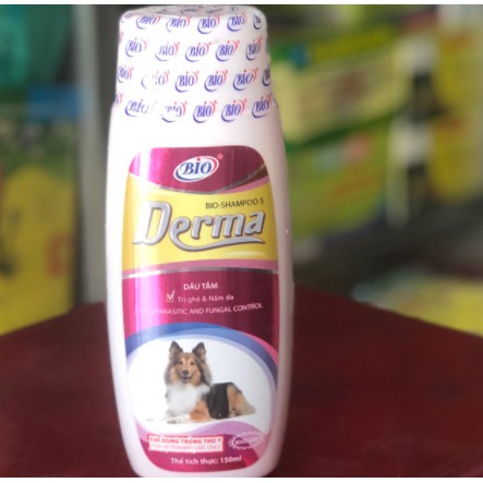 Sữa tắm Bio Derma 150ml cho chó mèo bị ghẻ, viêm da, nấm da