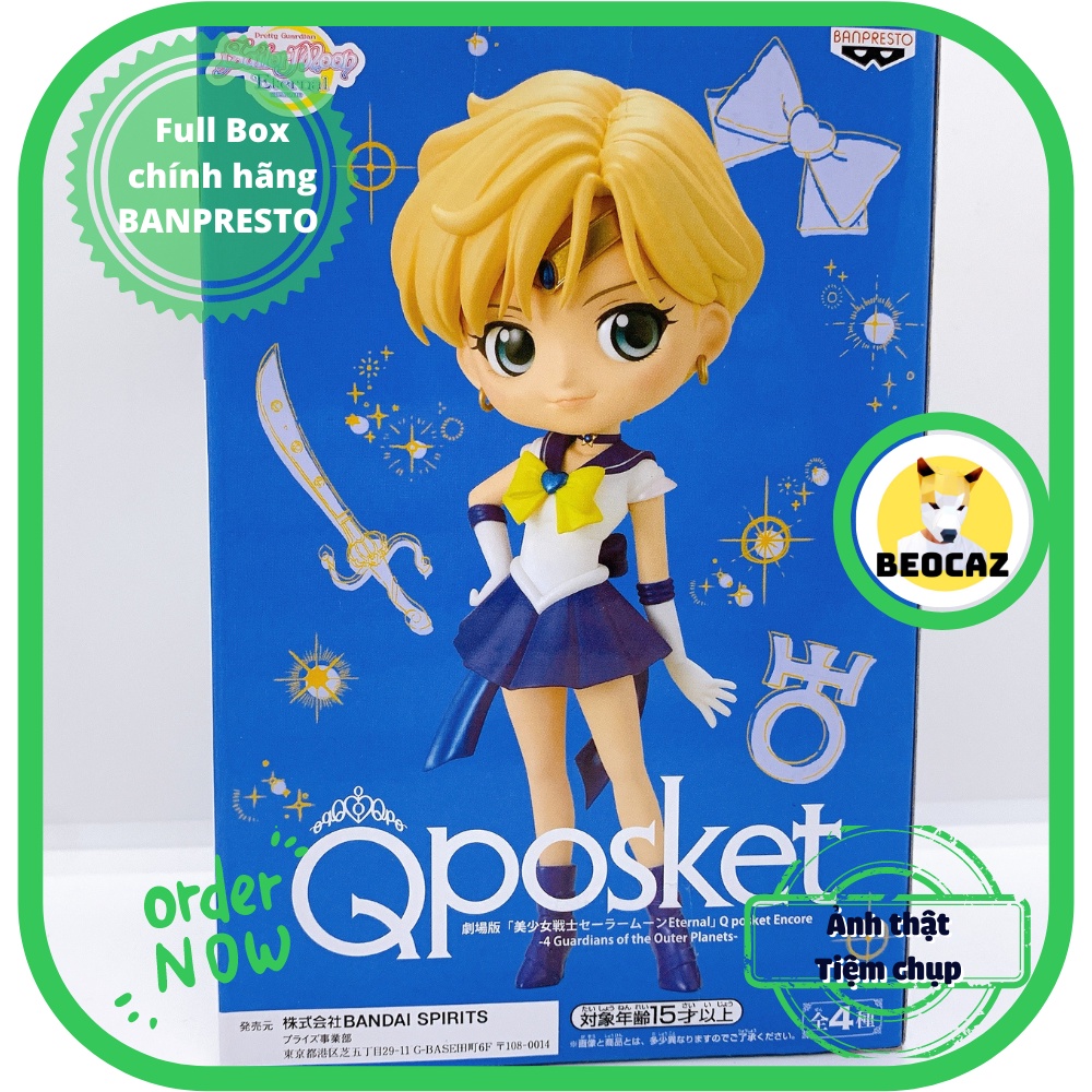 Mô hình Super Sailor Moon Thủy Thủ Mặt Trăng Usagi Neptune Uranus Pluto Q Posket Beocaz Chính Hãng Tiệm đồ chơi Beocaz