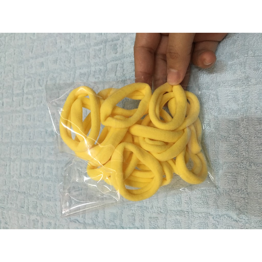 1 cọng thun cuộc tóc vải có nhiều màu đẹp đường kính 4.5CM màu ngẫu nhiên