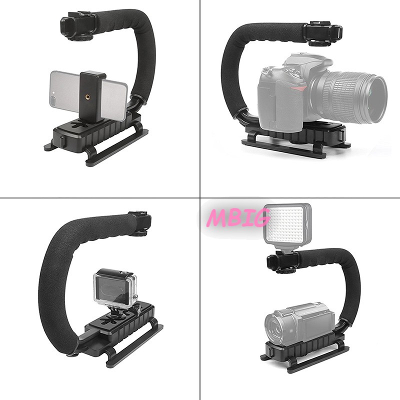 Tay cầm chống rung cho máy ảnh Canon Nikon Sony | BigBuy360 - bigbuy360.vn