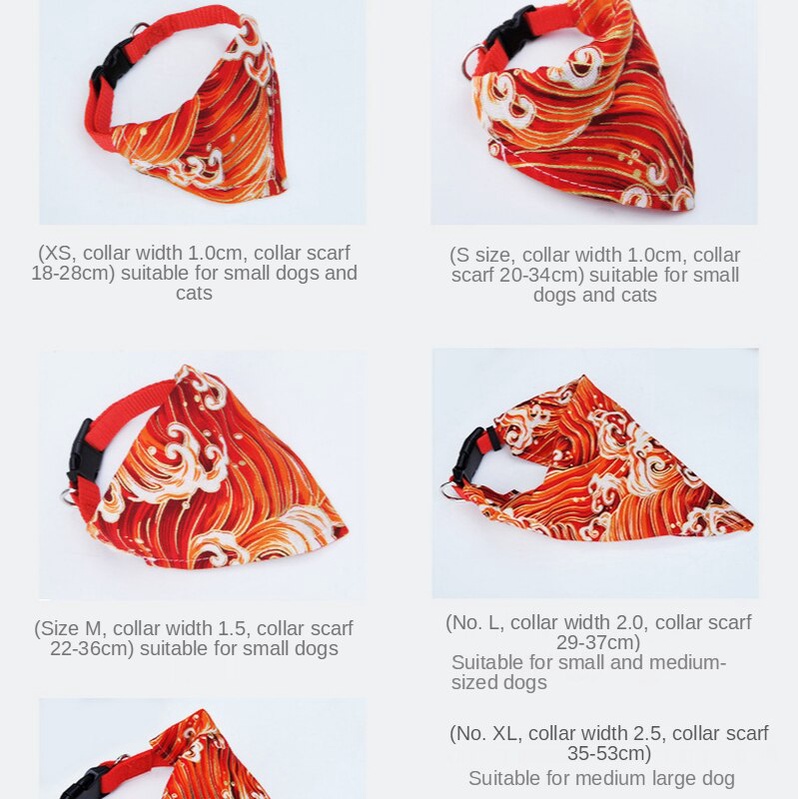 Khăn tam giác yếm đeo cổ in họa tiết đáng yêu cho nữ