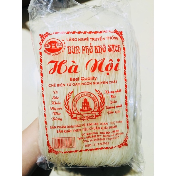 Bún phở khô đac sản hà nội gói 500g