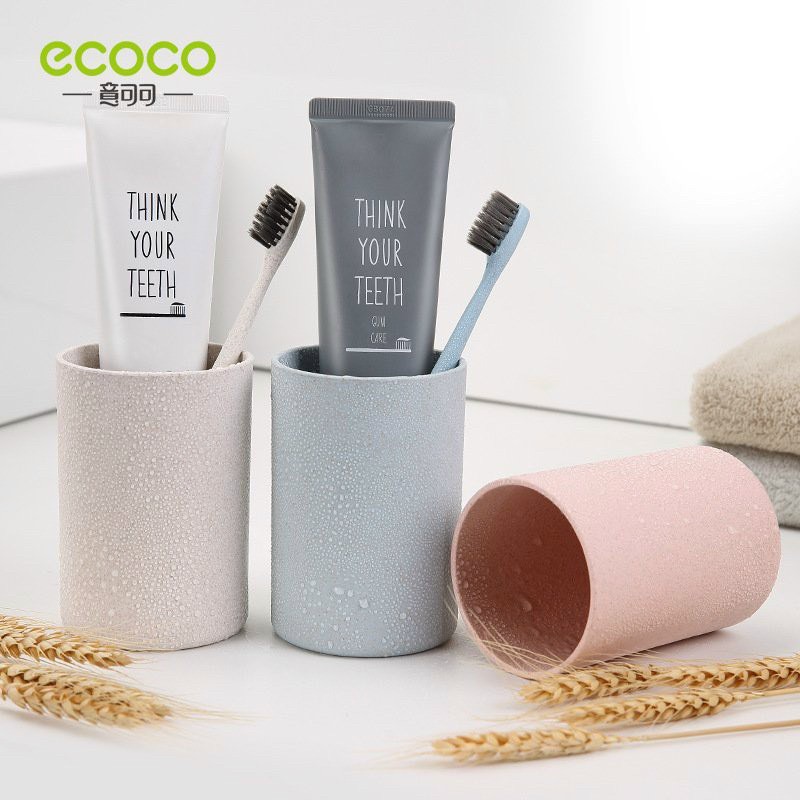 Kệ để bàn chải đánh răng kèm cốc hút chân không siêu chắc Ecoco 1905