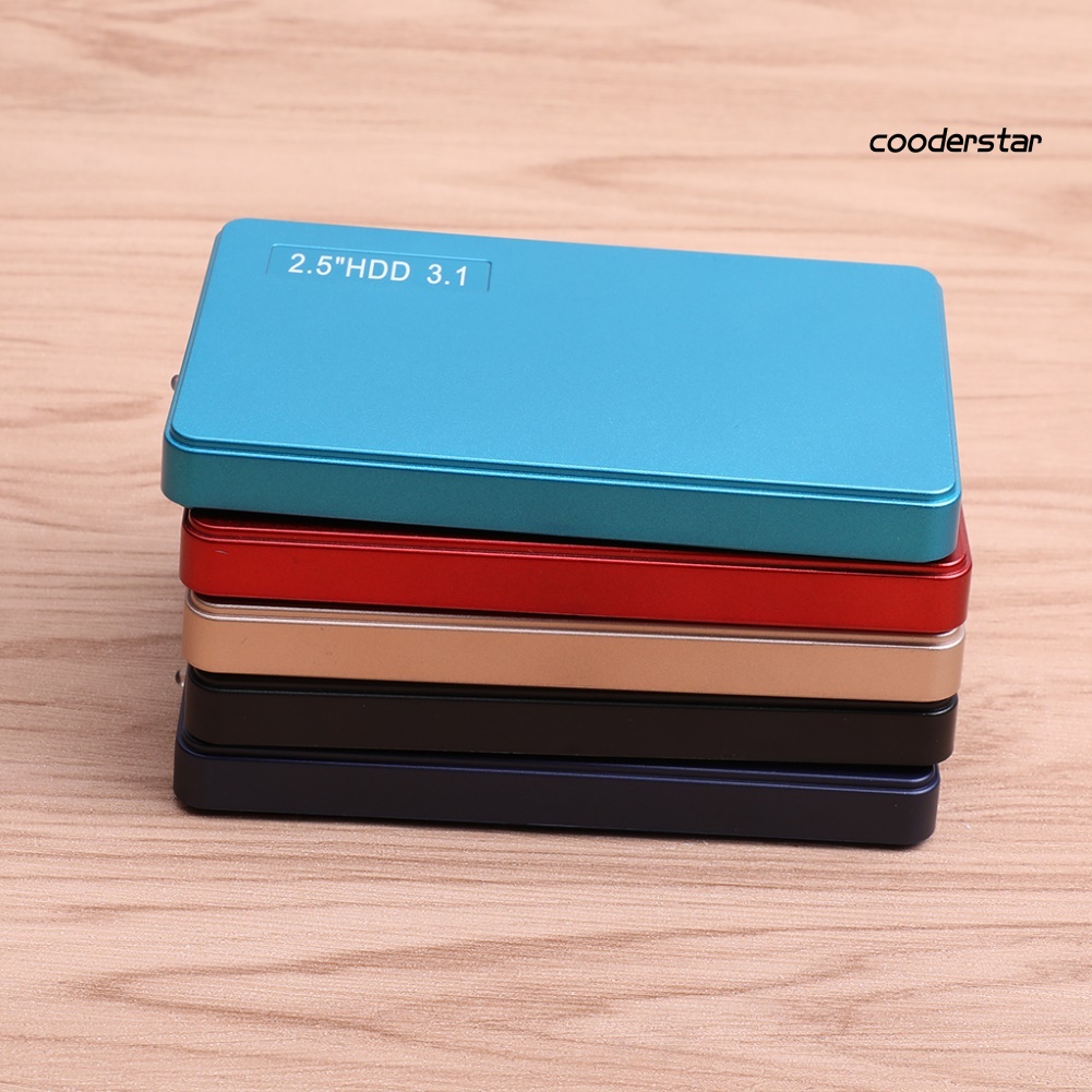 COOD-st Type-C USB 3.1 2.5inch SATA Hard Disk Drive Case External SSD HDD Enclosure Box