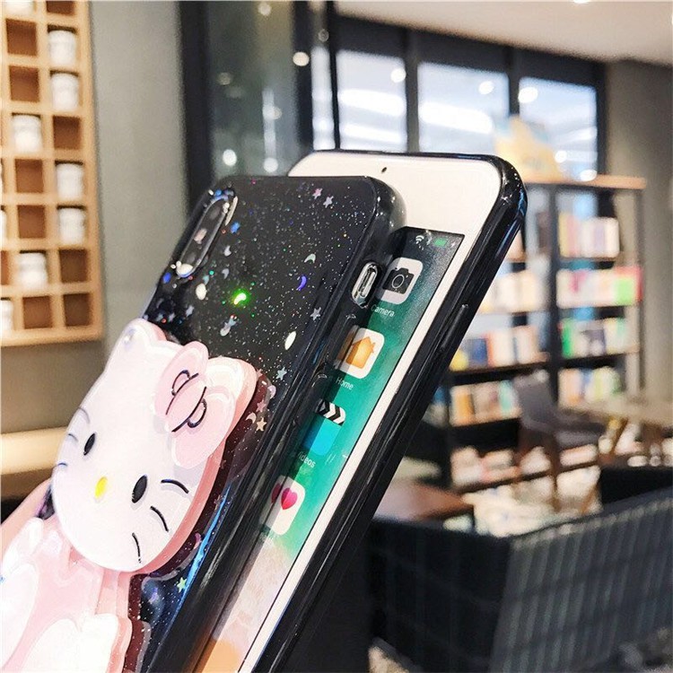 Vivo U10 V9 Y17 Y12 Y15 2019 V15 X27 Pro V11i Y81 Y81i Y81S Y71 Y71i  Y79 Y75 Y85 Y67 Y66 V7 Plus Kitty Mirror Case