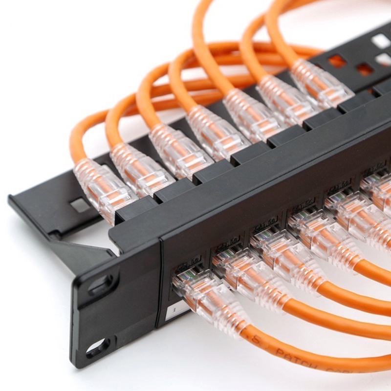 Giá Đỡ 19Inch 1U 24 Cổng CAT6 Patch RJ45