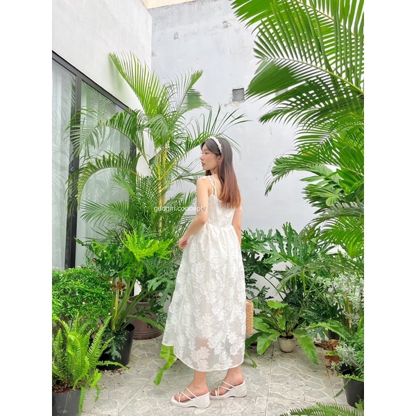 ĐẦM DAISIE - Đầm dây, hoa thêu nữ