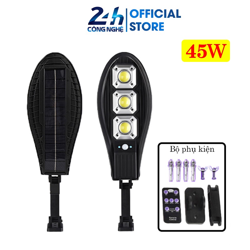 Đèn Năng Lượng Mặt Trời Cảm Biến Chuyển Động - 45W - 100W - Có Điều Khiển Từ Xa - Chống Thấm Nước - K1129
