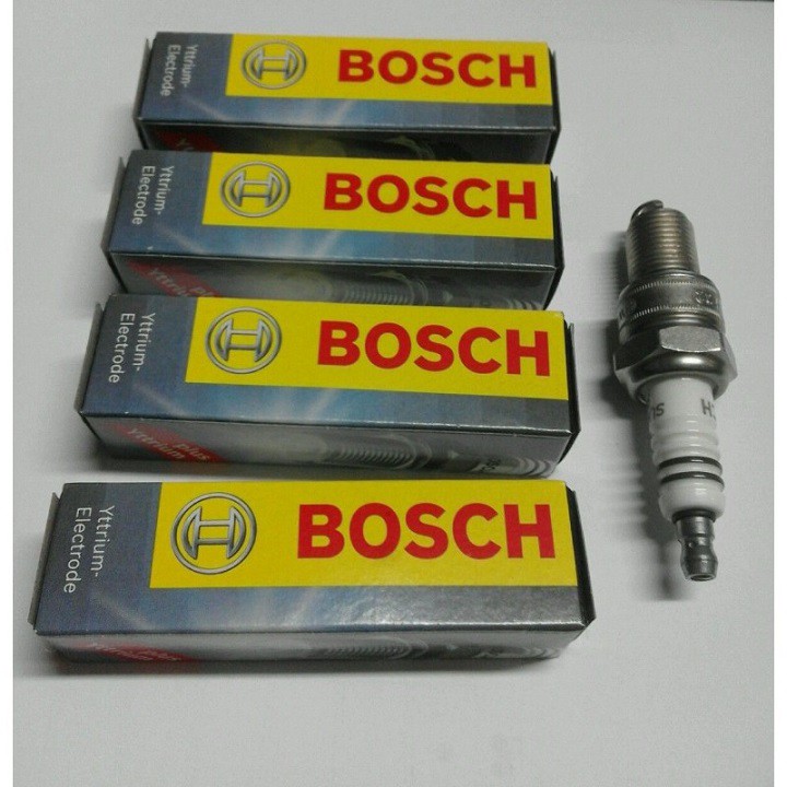 Bộ 4 Bugi Típ Lớn 21 BOSCH WR8DCX+ Dành Cho Xe Toyota Zace Hiace Commuter 2.4 Daewoo Gentra Matiz