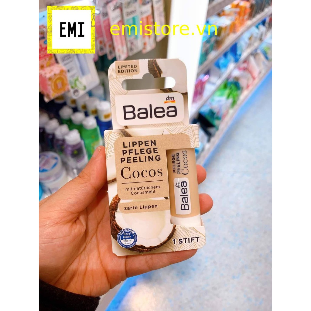Son tẩy tế bào chết và dưỡng ẩm môi Balea Cocos 2 in 1 - Hàng của Đức | BigBuy360 - bigbuy360.vn