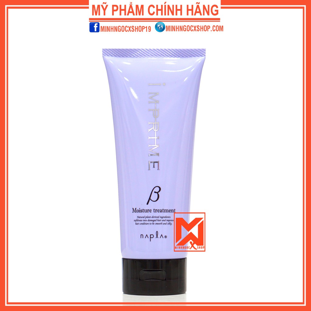 Kem ủ tóc siêu phục hồi NAPLA IMPRIME MOISTURE TREATMENT BETA 200g chính hãng