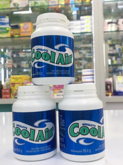Kẹo sing-gum CoolAir- Hộp/58,4g (Amipharma)