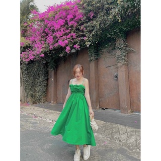 Đầm maxi đan dây đi biển