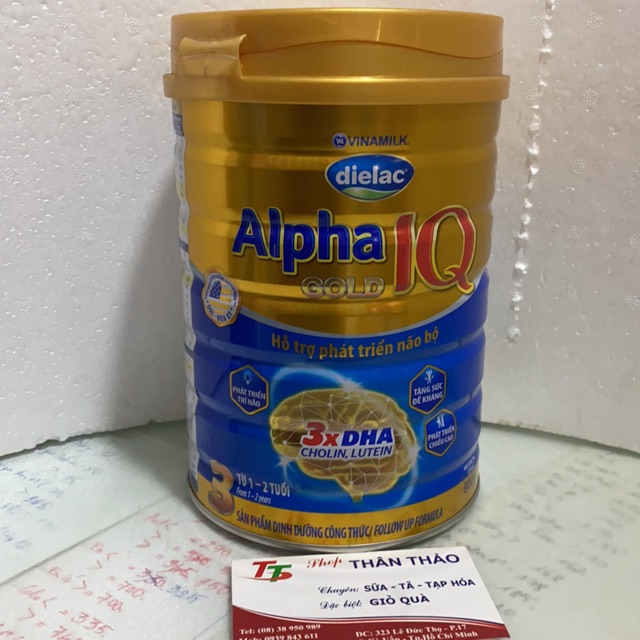 Sữa Bột Dielac Alpha Gold Step 3-900gram