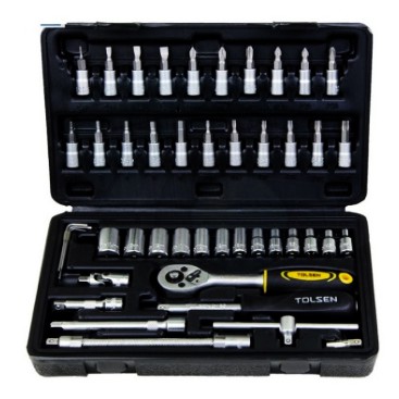 BỘ TÍP 1/4" 46 MÓN- TOLSEN 15138