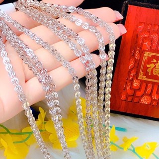dây chuyền đuôi phụng mạ bạch kim-sáng đẹp RCLN