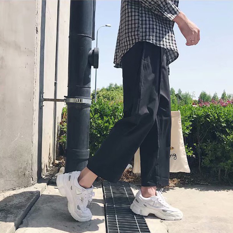 Quần dài bằng chất liệu cotton size S-3XL cho nam