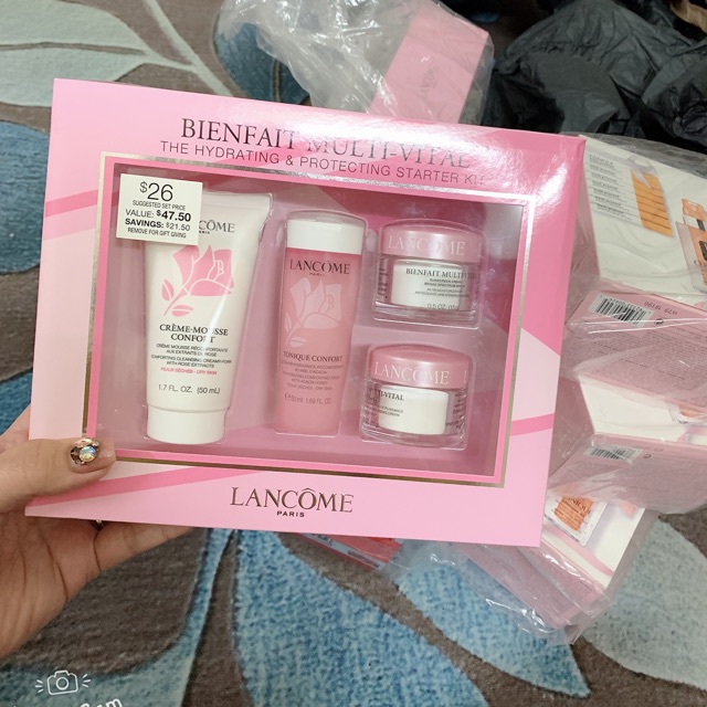 Set dưỡng ẩm Lancome