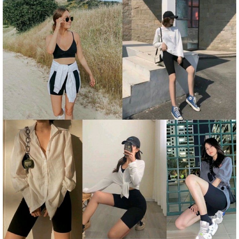 [XẢ HÀNG] QUẦN LEG ĐÙI BIKER SHORT, QUẦN ĐÙI LEGGING THỂ THAO