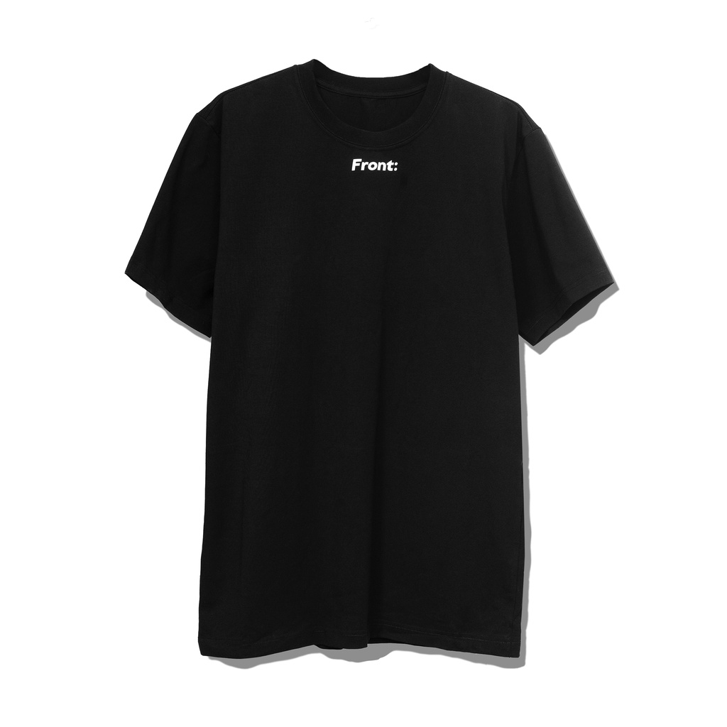 FRONT The Pawn Wordmark Tee D921 - BLACK ♟ Áo thun FRONT tay ngắn màu đen