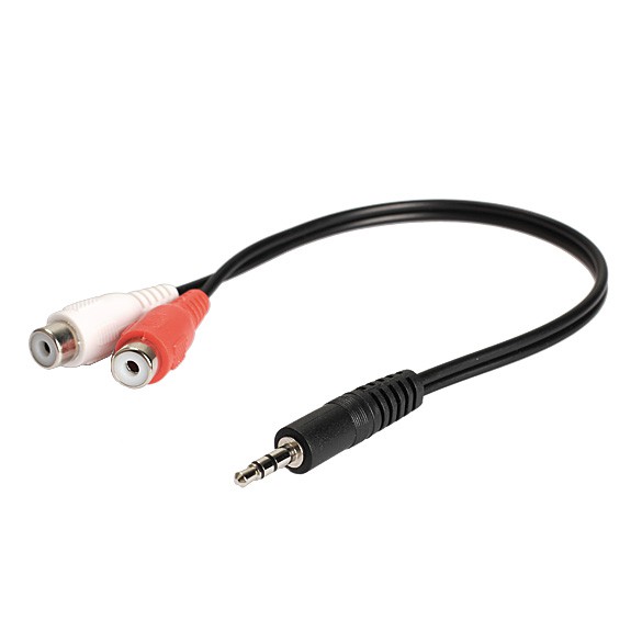 Thiết bị chuyển đổi giắc cắm 3.5mm sang 2 RCA