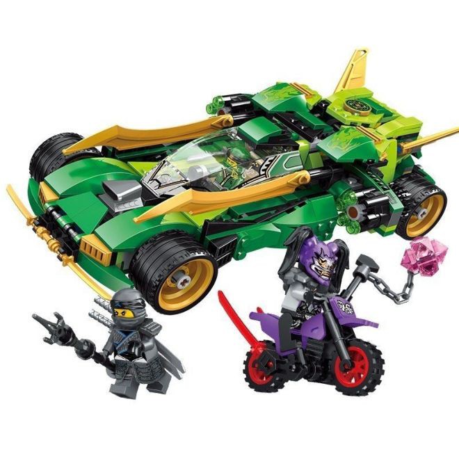 Lắp Ráp Ninja LEPIN 06076 Xe Đua Bóng Đêm 618pcs - 70641