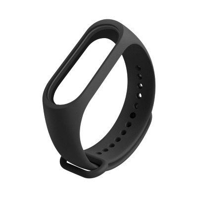 Dây Đeo Thay Thế Chất Liệu Silicon Màu Trơn Cho mi band 3 4