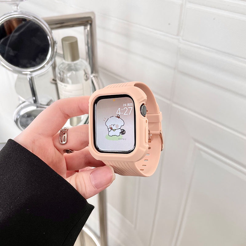Dây Đeo Trong Suốt Thay Thế Cho Đồng Hồ Thông Minh Apple Watch Huaqiangbei S7654321Se