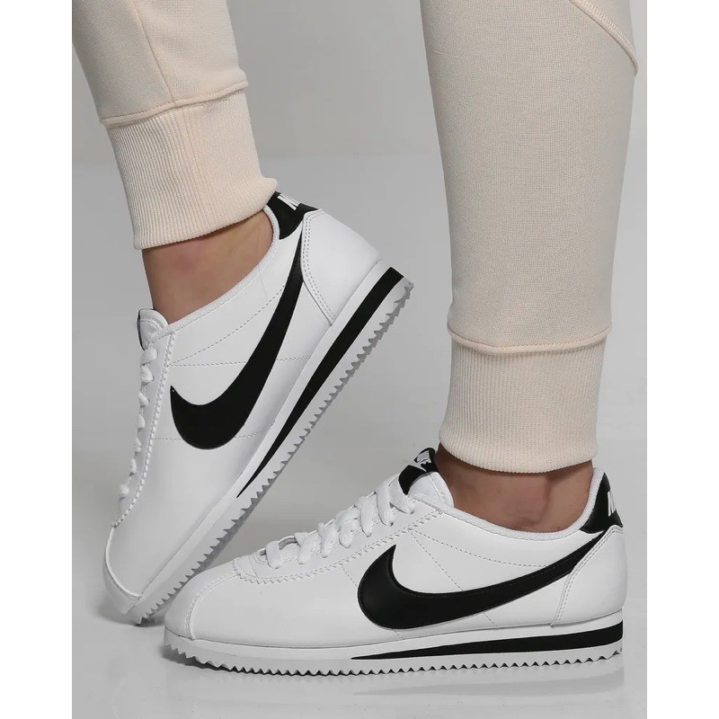Giày Nike Cortez Leather Đen chính hãng | BigBuy360 - bigbuy360.vn