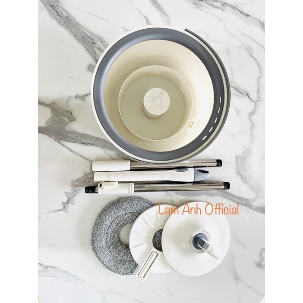 Bộ cây chổi lau nhà Tách nước Chính hãng Hand MOP K9, ảnh thật shop chụp
