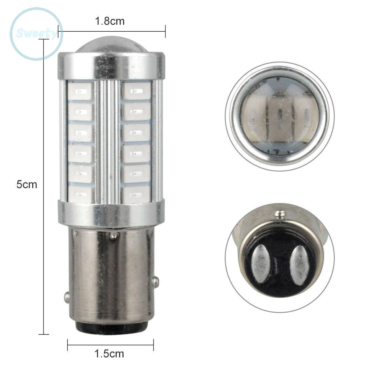 4 Bóng Đèn Tín Hiệu Phanh Xe Hơi 1157 33smd