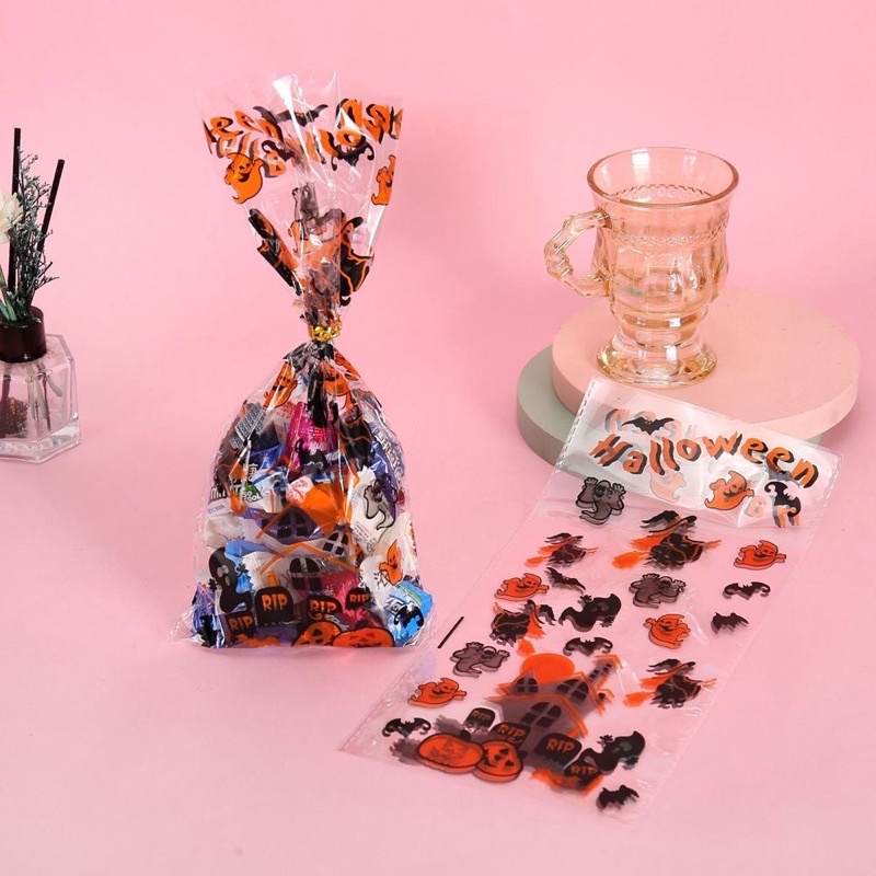 Set 50 túi gói quà kẹo Halloween