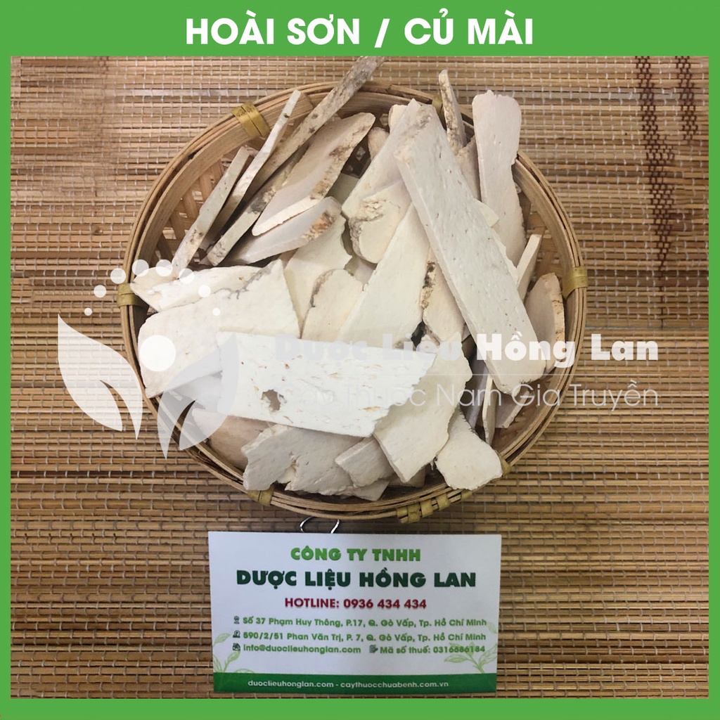 CỦ MÀI (HOÀI SƠN) khô sạch đóng gói 1kg - ctyduoclieuhonglan